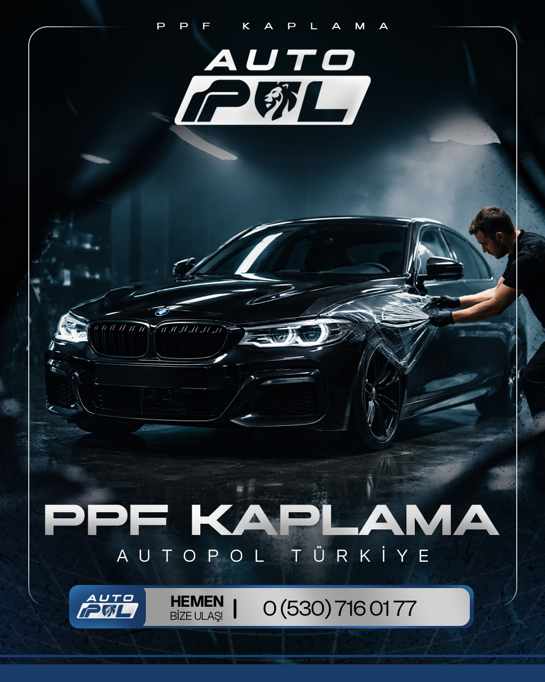 Autopol full PPF kaplama uygulanmış premium araç
